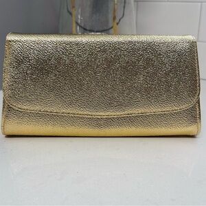 VIntage Gold Metallic Women's Clutch